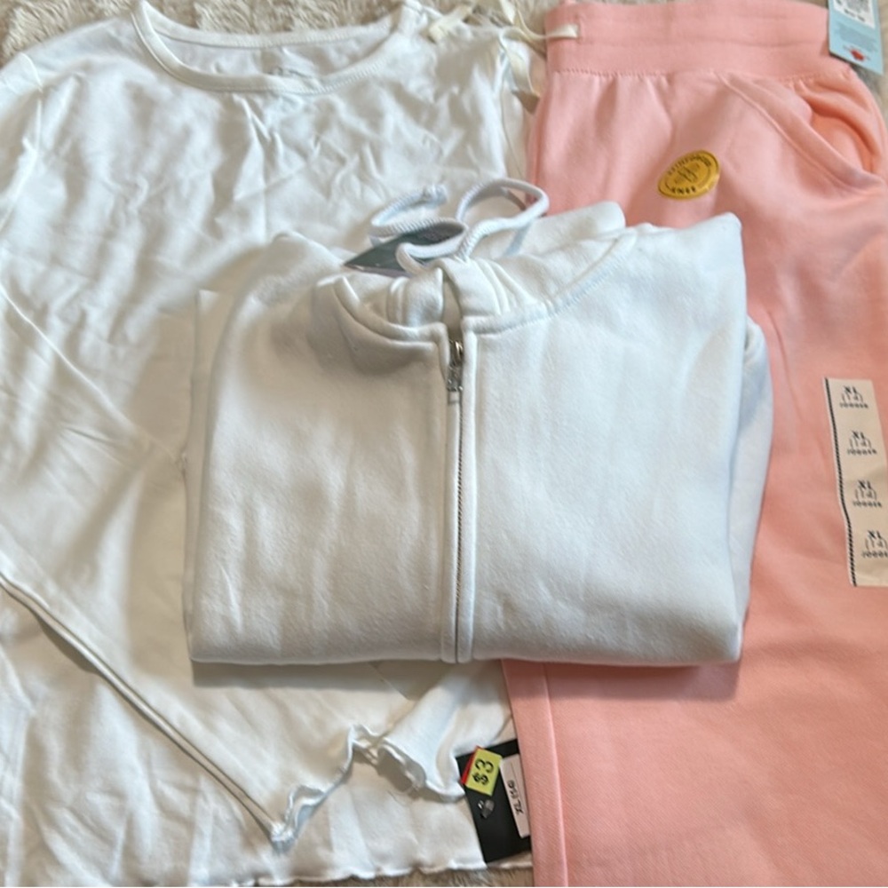 Target Kids Set - White and Pink